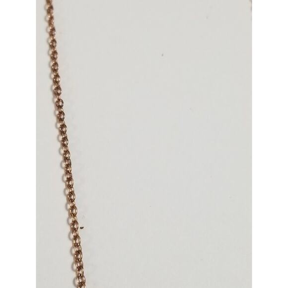 Express Rose gold color 14" necklace with a one inch extension. n247* - Picture 5 of 8
